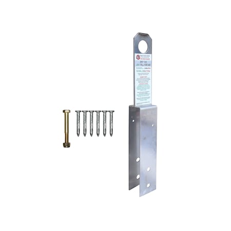 Super Anchor Safety ARS 2x8 Fall Arrest Anchor 14ga SST w/Fasteners. Single Retail Package. 1006